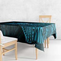 Personalised Polynesia Zodiac Aquarius Tablecloth Galaxy Polynesian Pattern Chest Tattoo Style