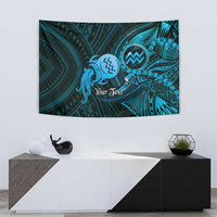 Personalised Polynesia Zodiac Aquarius Tapestry Galaxy Polynesian Pattern Chest Tattoo Style