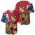 Hawaii And Tonga Baseball Jersey Shark Tattoo With Tongan Coat Of Arms