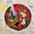 Hawaii And Tonga Beach Blanket Shark Tattoo With Tongan Coat Of Arms