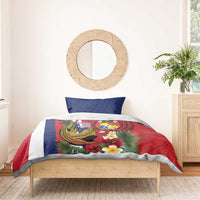 Hawaii And Tonga Bedding Set Shark Tattoo With Tongan Coat Of Arms