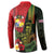 Hawaii And Tonga Button Sweatshirt King Kamehameha Tribal Ngatu Pattern