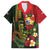 Hawaii And Tonga Family Matching Off The Shoulder Long Sleeve Dress and Hawaiian Shirt King Kamehameha Tribal Ngatu Pattern