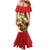 Hawaii And Tonga Mermaid Dress King Kalakaua Tribal Gecko Tongan Ngatu