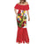 Hawaii And Tonga Mermaid Dress King Kalakaua Tribal Gecko Tongan Ngatu