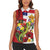 Hawaii And Tonga Women Sleeveless Polo Shirt King Kalakaua Tribal Gecko Tongan Ngatu