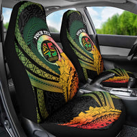 Personalised Vanuatu Independence Day Car Seat Cover July 30 Pig Tusk Long God Yumi Stanap