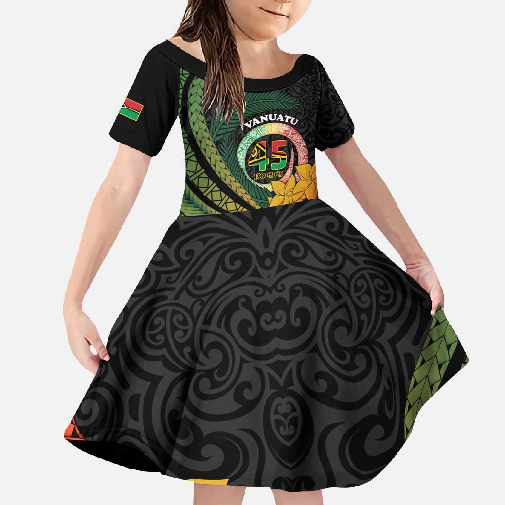 Personalised Vanuatu Independence Day Family Matching Long Sleeve Bodycon Dress and Hawaiian Shirt July 30 Pig Tusk Long God Yumi Stanap