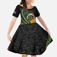 Personalised Vanuatu Independence Day Family Matching Summer Maxi Dress and Hawaiian Shirt July 30 Pig Tusk Long God Yumi Stanap