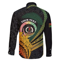 Personalised Vanuatu Independence Day Family Matching Summer Maxi Dress and Hawaiian Shirt July 30 Pig Tusk Long God Yumi Stanap