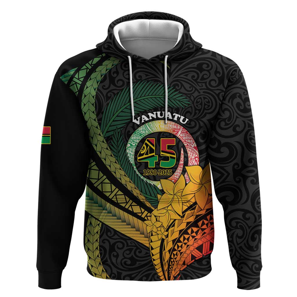 Personalised Vanuatu Independence Day Hoodie July 30 Pig Tusk Long God Yumi Stanap
