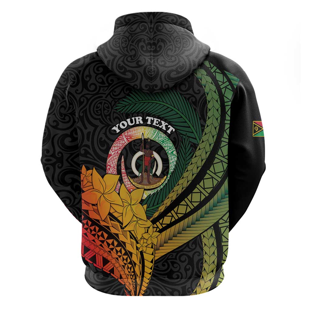 Personalised Vanuatu Independence Day Hoodie July 30 Pig Tusk Long God Yumi Stanap