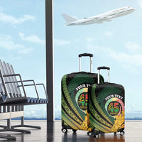 Personalised Vanuatu Independence Day Luggage Cover July 30 Pig Tusk Long God Yumi Stanap