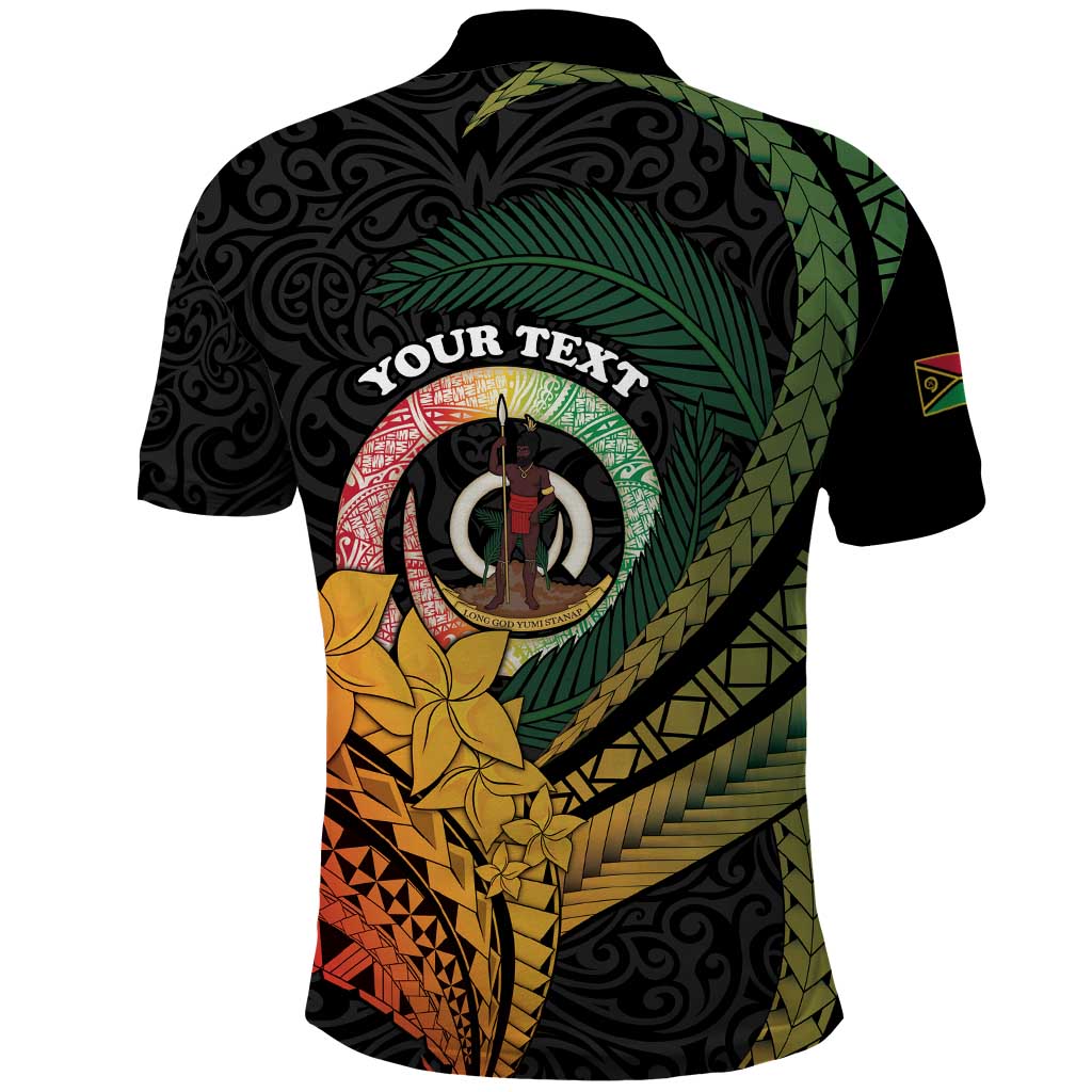 Personalised Vanuatu Independence Day Polo Shirt July 30 Pig Tusk Long God Yumi Stanap