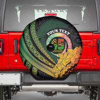 Personalised Vanuatu Independence Day Spare Tire Cover July 30 Pig Tusk Long God Yumi Stanap