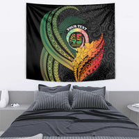 Personalised Vanuatu Independence Day Tapestry July 30 Pig Tusk Long God Yumi Stanap