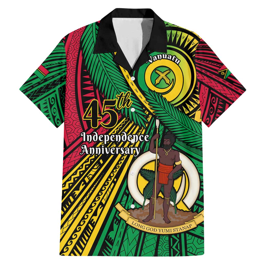 Halo Vanuatu Family Matching Mermaid Dress and Hawaiian Shirt Happy 45th Independence Anniversary