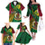 Halo Vanuatu Family Matching Off The Shoulder Long Sleeve Dress and Hawaiian Shirt Happy 45th Independence Anniversary