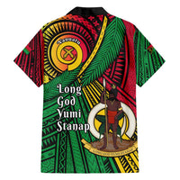 Halo Vanuatu Family Matching Puletasi and Hawaiian Shirt Happy 45th Independence Anniversary