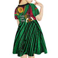 Halo Vanuatu Kid Short Sleeve Dress Happy 45th Independence Anniversary