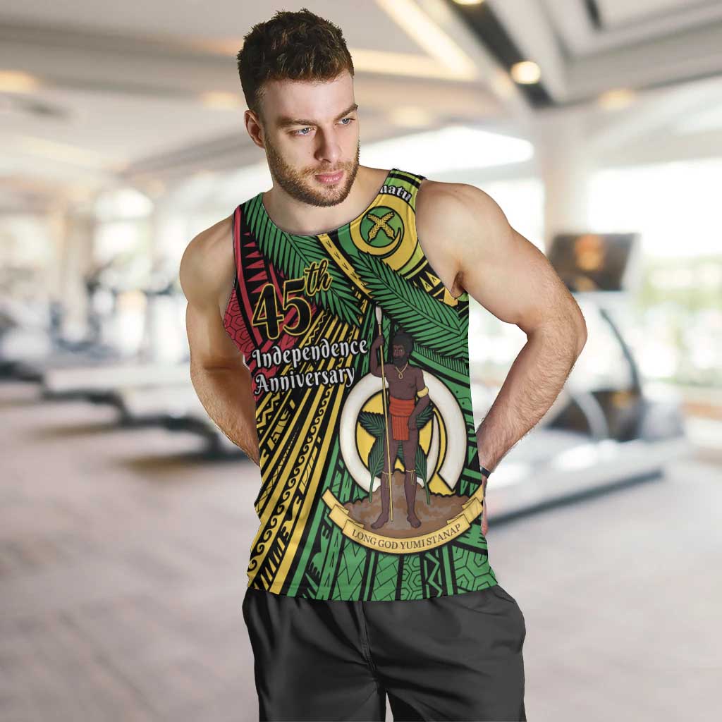 Halo Vanuatu Men Tank Top Happy 45th Independence Anniversary