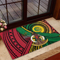 Halo Vanuatu Rubber Doormat Happy 45th Independence Anniversary