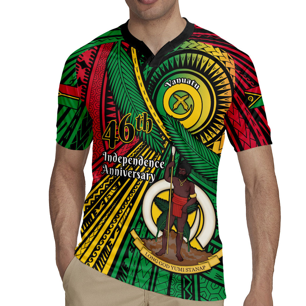 Halo Vanuatu Rugby Jersey Happy 46th Independence Anniversary LT14 - Polynesian Pride