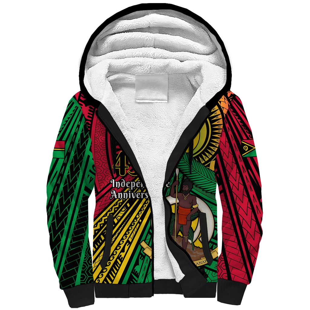 Halo Vanuatu Sherpa Hoodie Happy 45th Independence Anniversary