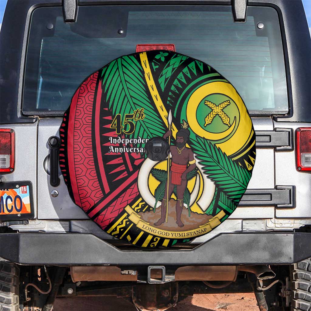 Halo Vanuatu Spare Tire Cover Happy 45th Independence Anniversary