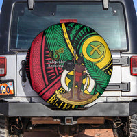 Halo Vanuatu Spare Tire Cover Happy 45th Independence Anniversary