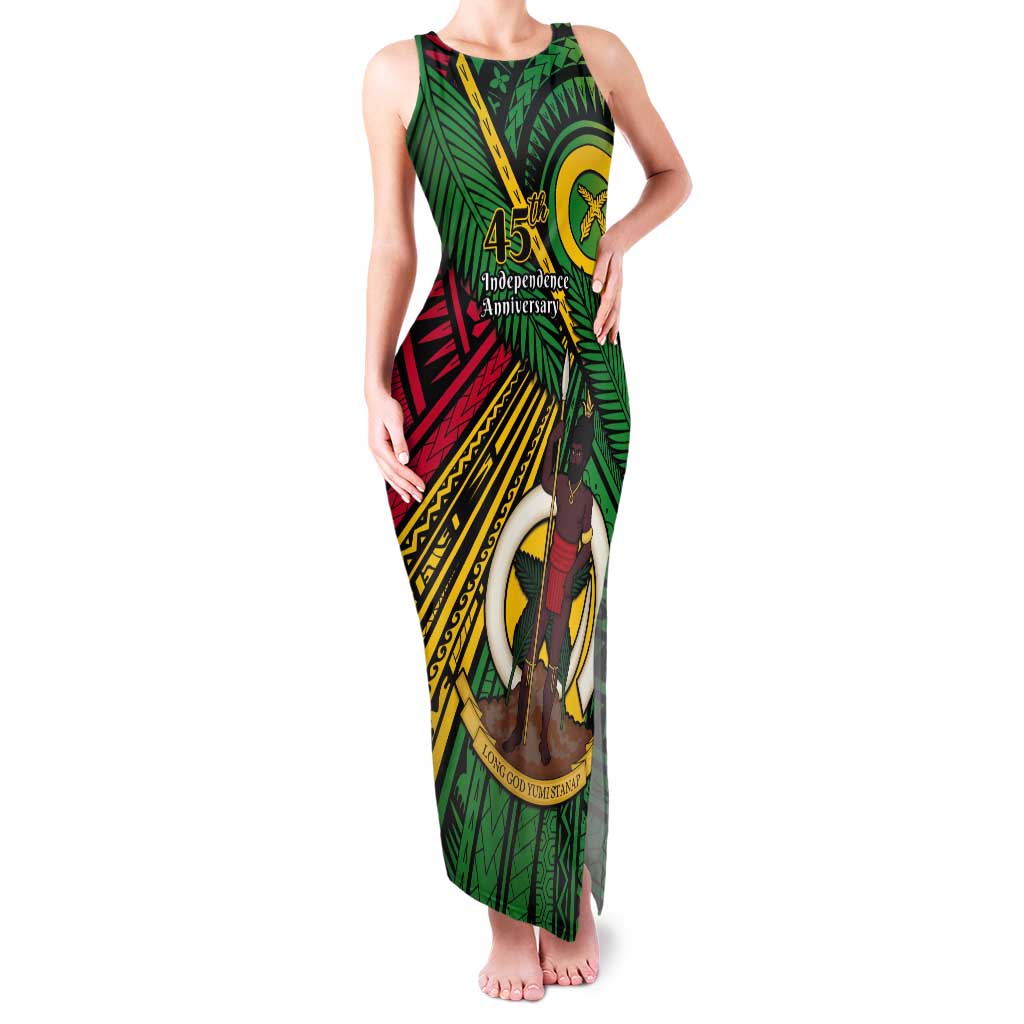 Halo Vanuatu Tank Maxi Dress Happy 45th Independence Anniversary