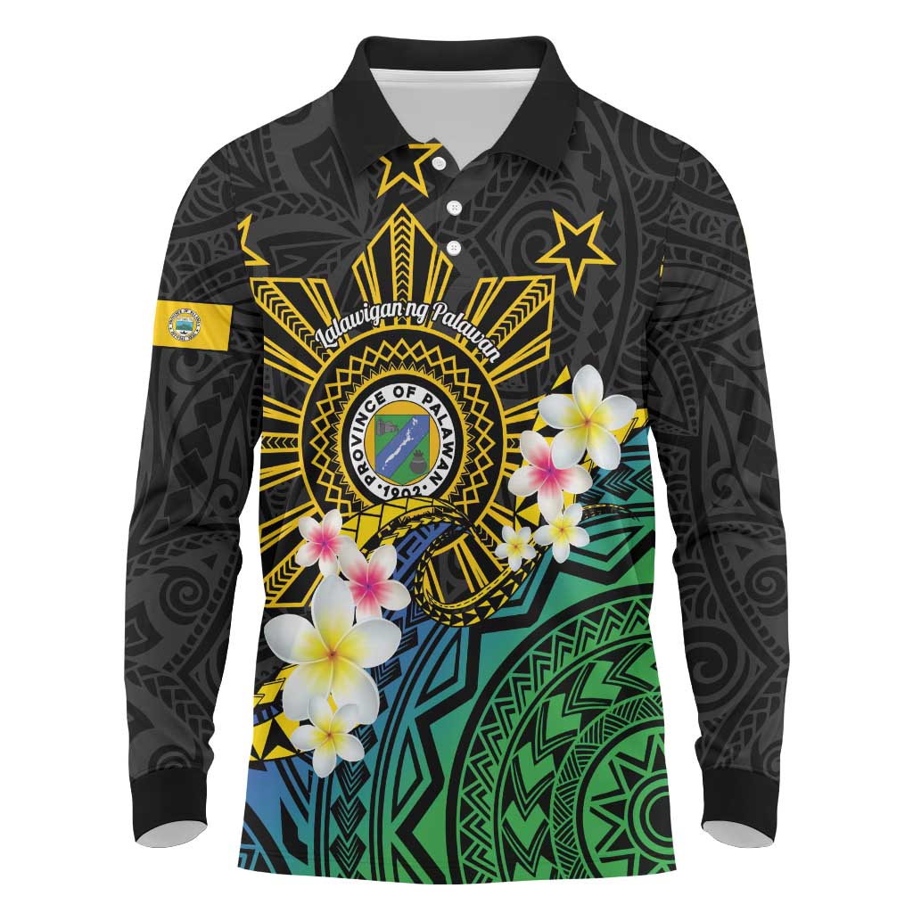 Lalawigan ng Palawan Long Sleeve Polo Shirt Philippines Province Land of Promise