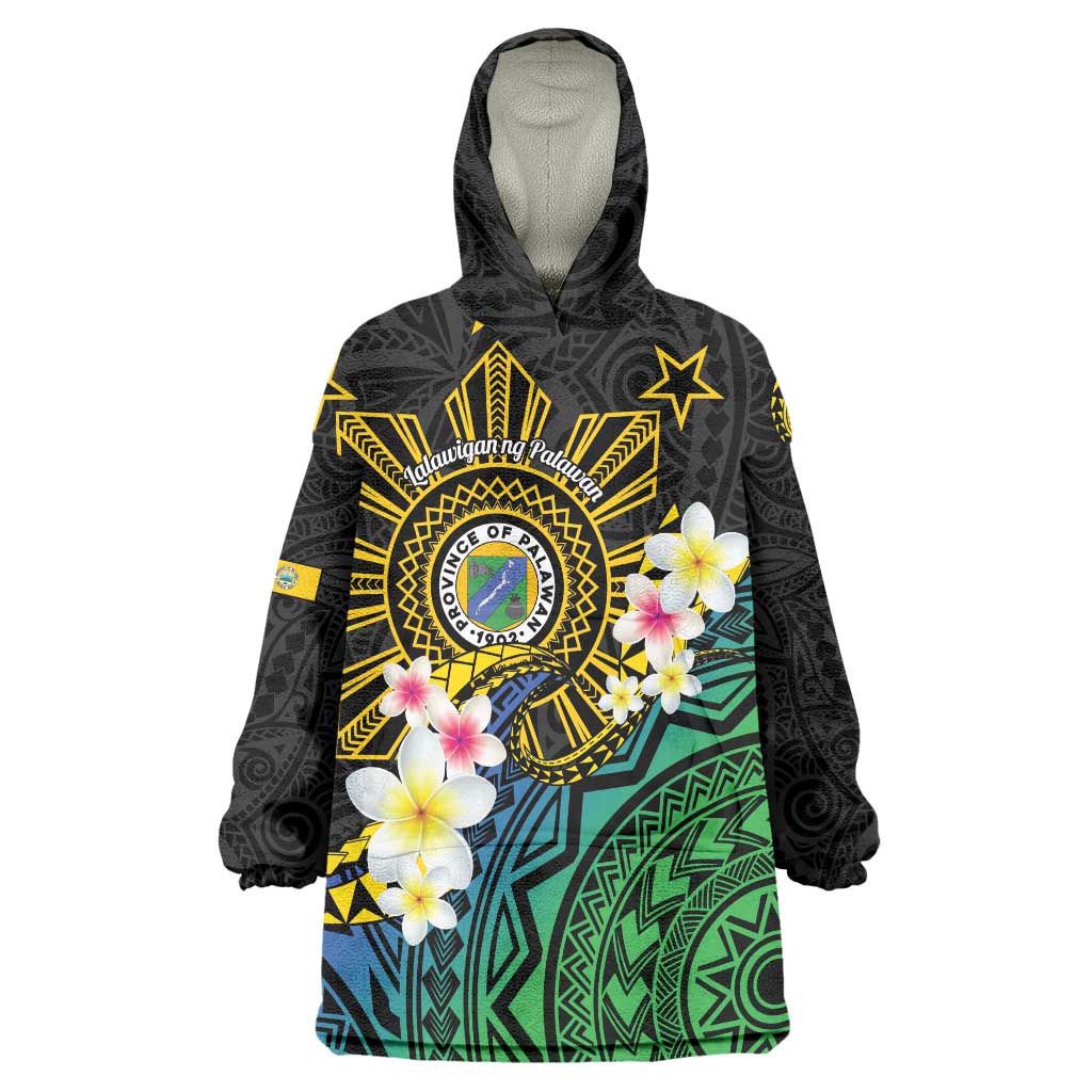 Lalawigan ng Palawan Wearable Blanket Hoodie Philippines Province Land of Promise