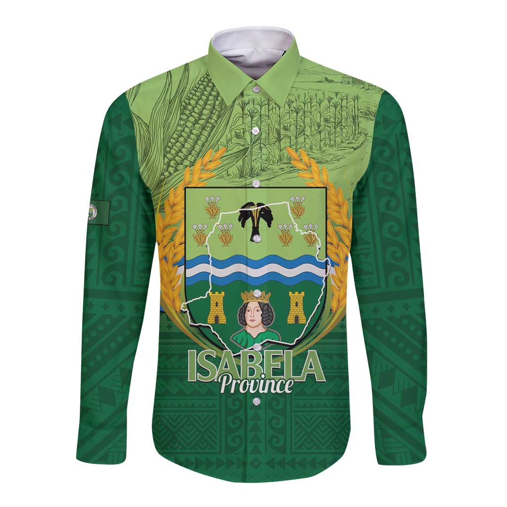 Isabela Philippines Long Sleeve Button Shirt Queen Province Of The North