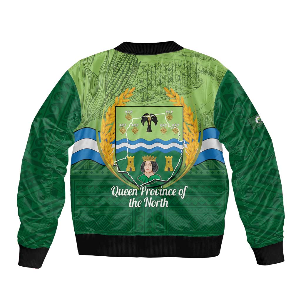 Isabela Philippines Sleeve Zip Bomber Jacket Queen Province Of The North LT14 - Polynesian Pride
