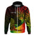 Custom Polynesian Tribal Hoodie Unique Reggae LT14 Zip Hoodie Reggae - Polynesian Pride