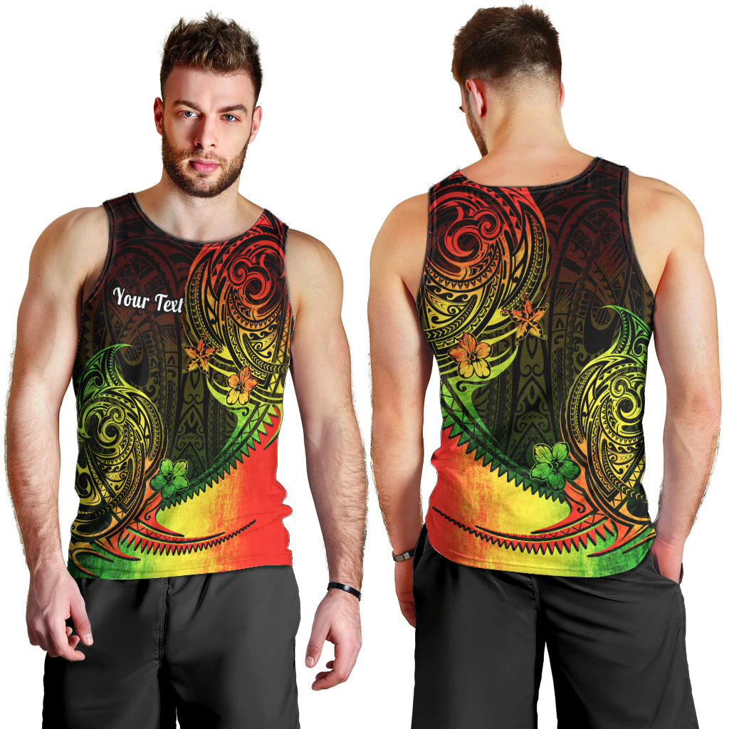 Personalised Polynesian Tribal Men Tank Top Unique Reggae LT14 - Polynesian Pride