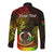 Personalised Vanuatu Long Sleeve Button Shirt Reggae Polynesia Long God Yumi Stanap LT14 - Polynesian Pride