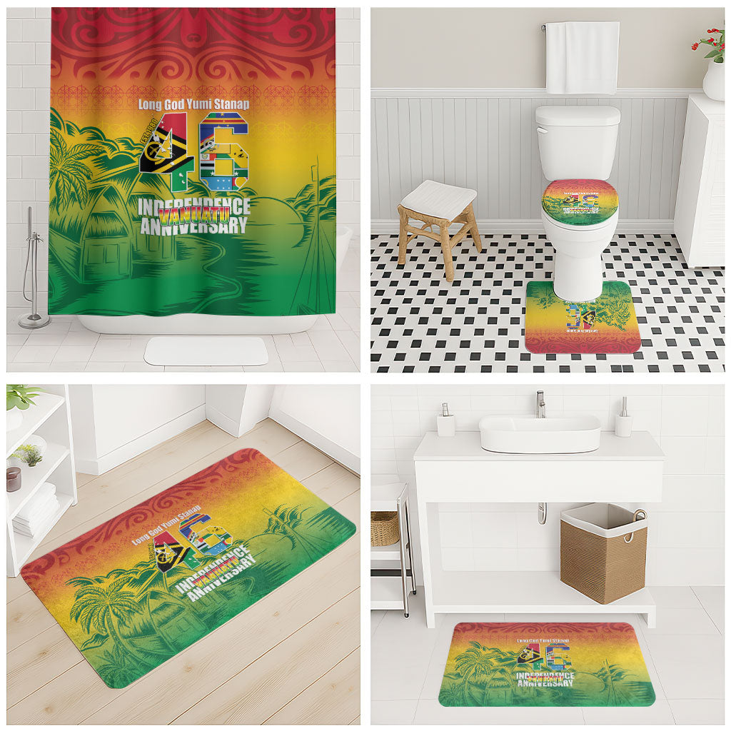 Vanuatu Indipendens Dei Bathroom Set Yumi 46th Independence Anniversary