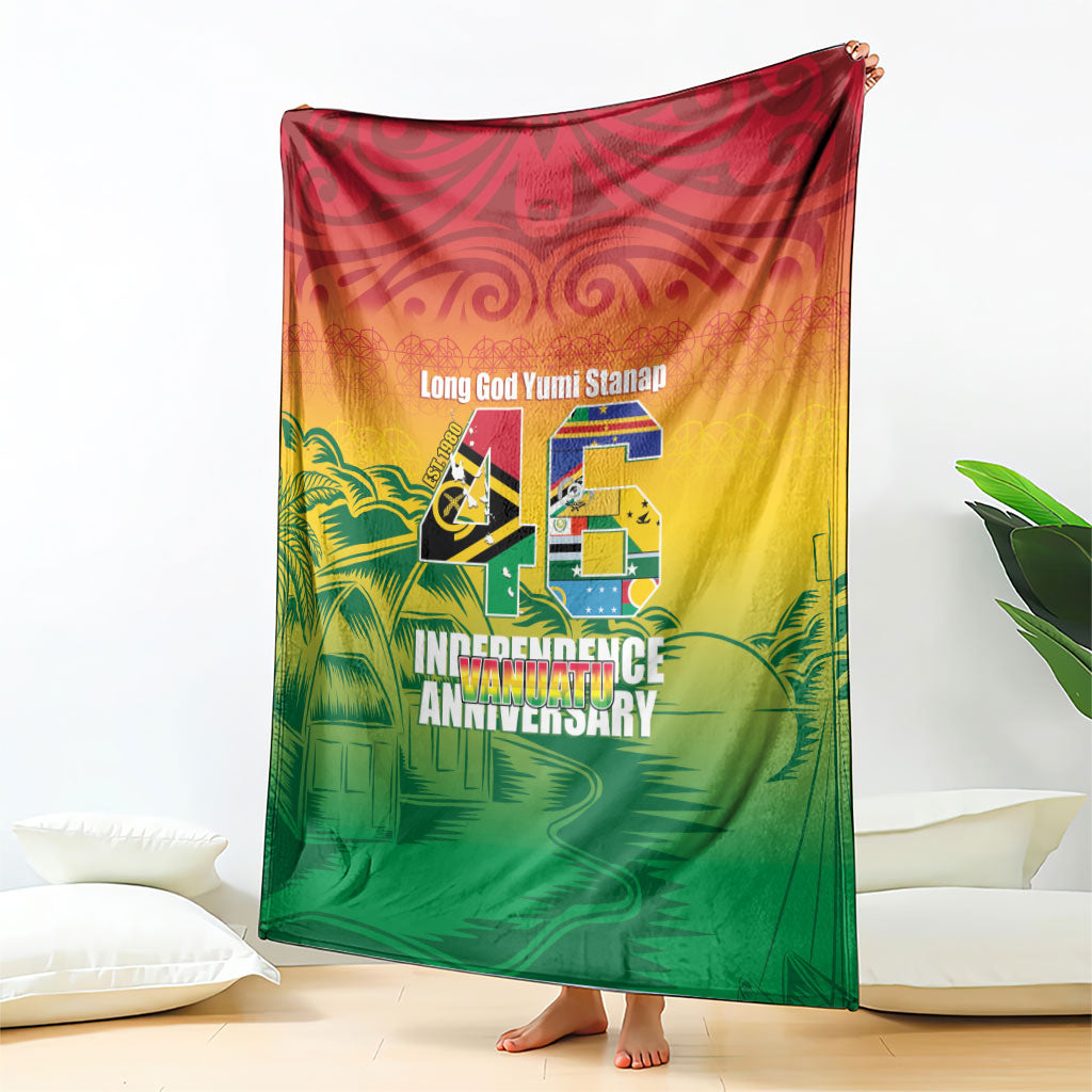 Vanuatu Indipendens Dei Blanket Yumi 46th Independence Anniversary