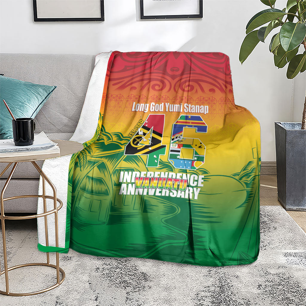 Vanuatu Indipendens Dei Blanket Yumi 46th Independence Anniversary