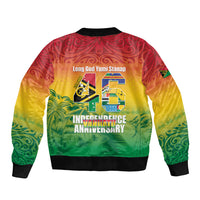 Vanuatu Indipendens Dei Bomber Jacket Yumi 46th Independence Anniversary