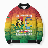 Vanuatu Indipendens Dei Bomber Puffer Jacket Yumi 46th Independence Anniversary