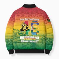 Vanuatu Indipendens Dei Bomber Puffer Jacket Yumi 46th Independence Anniversary