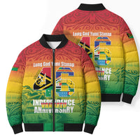 Vanuatu Indipendens Dei Bomber Puffer Jacket Yumi 46th Independence Anniversary