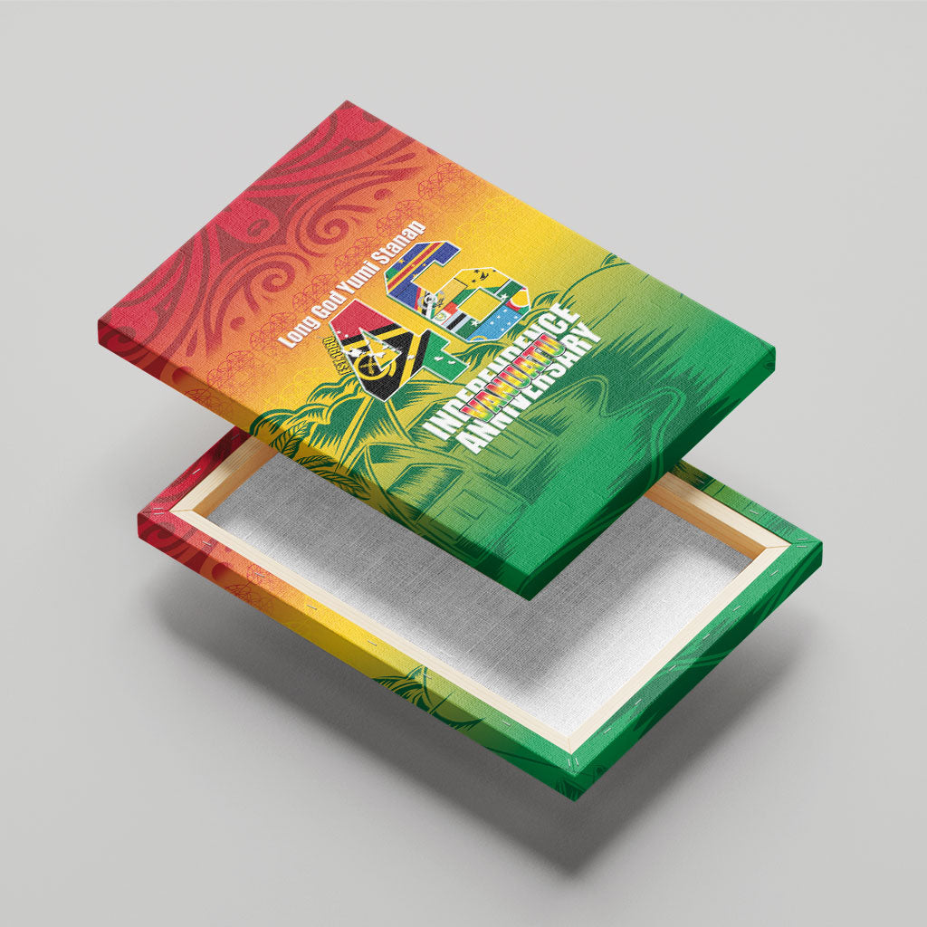 Vanuatu Indipendens Dei Canvas Wall Art Yumi 46th Independence Anniversary