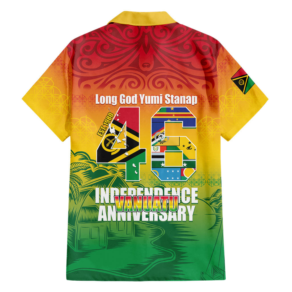 Vanuatu Indipendens Dei Family Matching Summer Maxi Dress and Hawaiian Shirt Yumi 46th Independence Anniversary