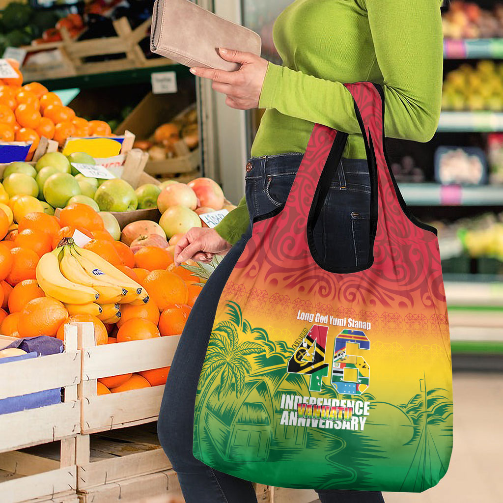 Vanuatu Indipendens Dei Grocery Bag Yumi 46th Independence Anniversary