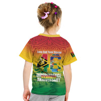 Vanuatu Indipendens Dei Kid T Shirt Yumi 46th Independence Anniversary