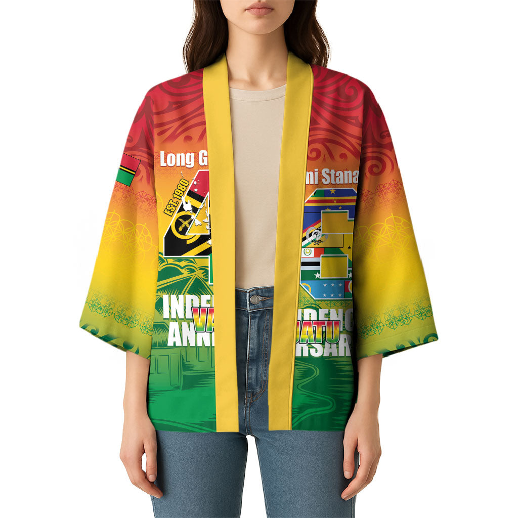 Vanuatu Indipendens Dei Kimono Yumi 46th Independence Anniversary LT14 - Polynesian Pride